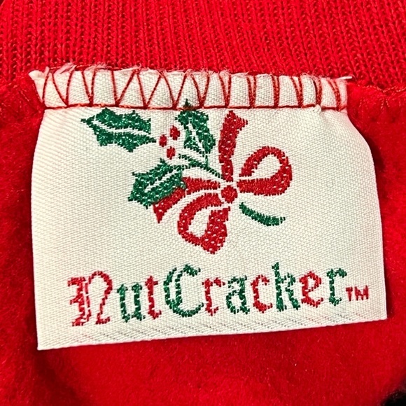 Vintage Christmas Nutcracker Ugly Sweater Party Xmas Holiday Sweatshirt - Picture 8 of 9